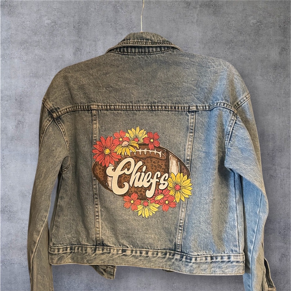 Floral Chiefs Denim Jacket